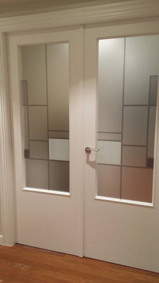 Vidrieras en puerta de salon