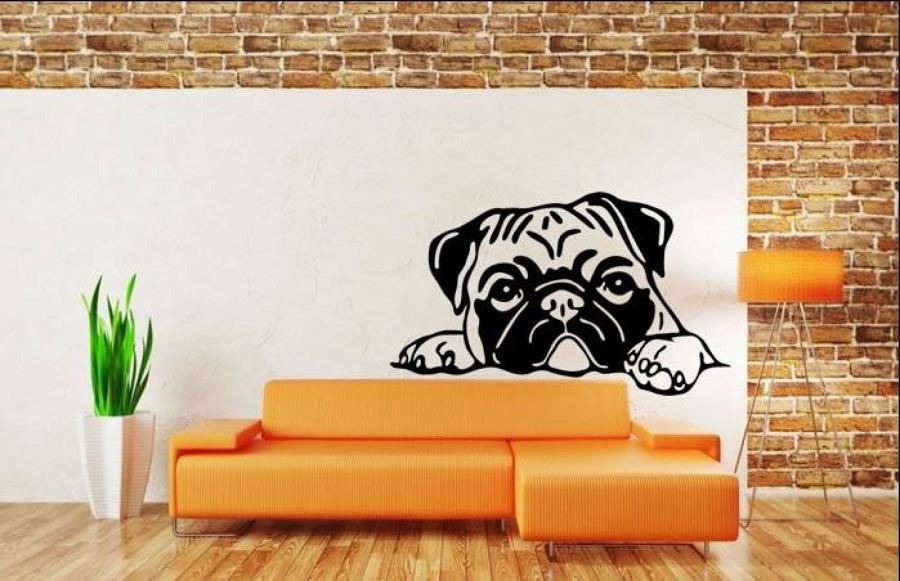 Vinilo Cachorro Bulldog