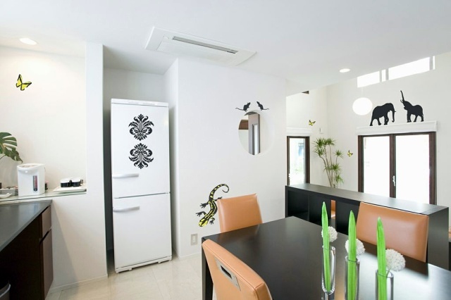 Vinilos "Modern Jungle" en la cocina