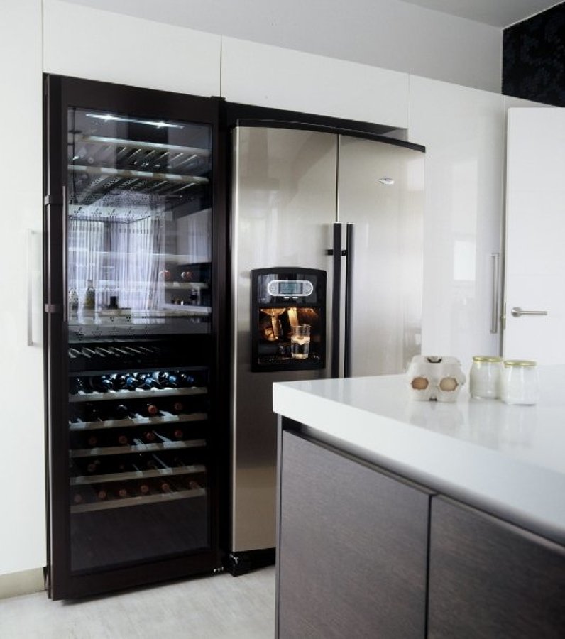 vinoteca y neveras vistas