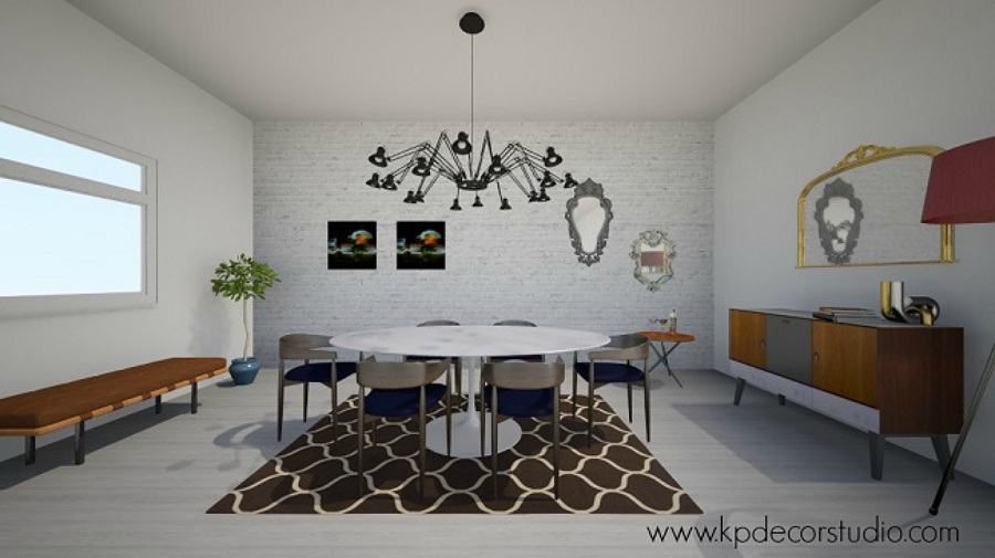 Vision frontal del comedor