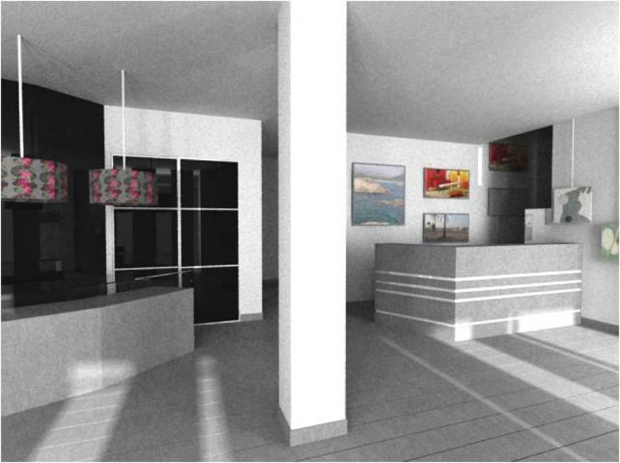 vista 3D antes de realizar la obra