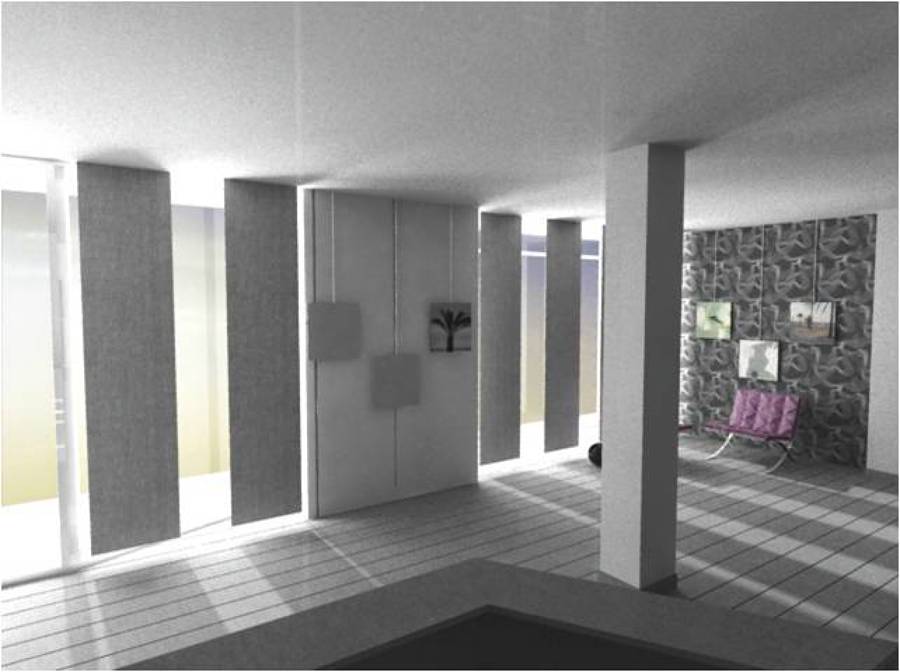 vista 3D antes de realizar la obra