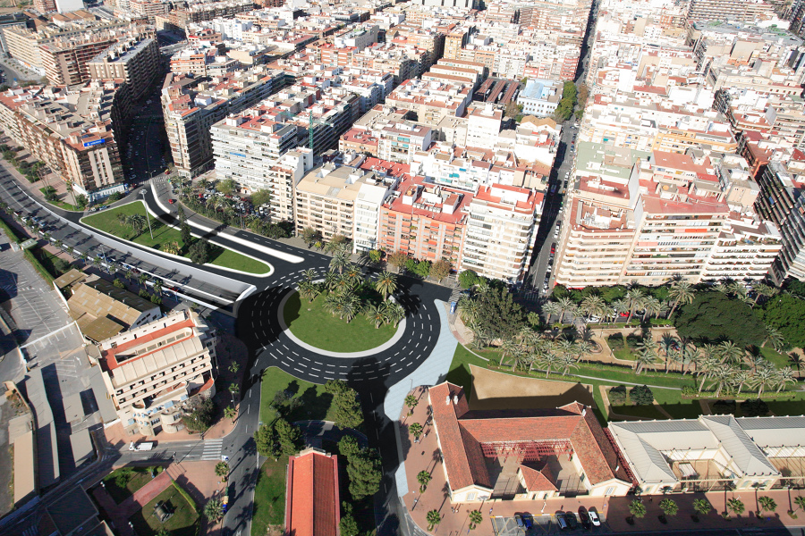 Vista 3D estado futuro tras las obras