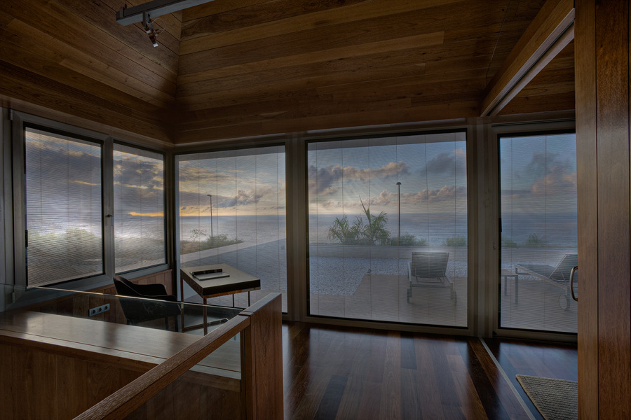 Vista a la puesta de sol