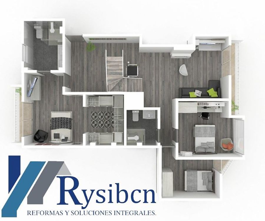 Vista aérea primer piso