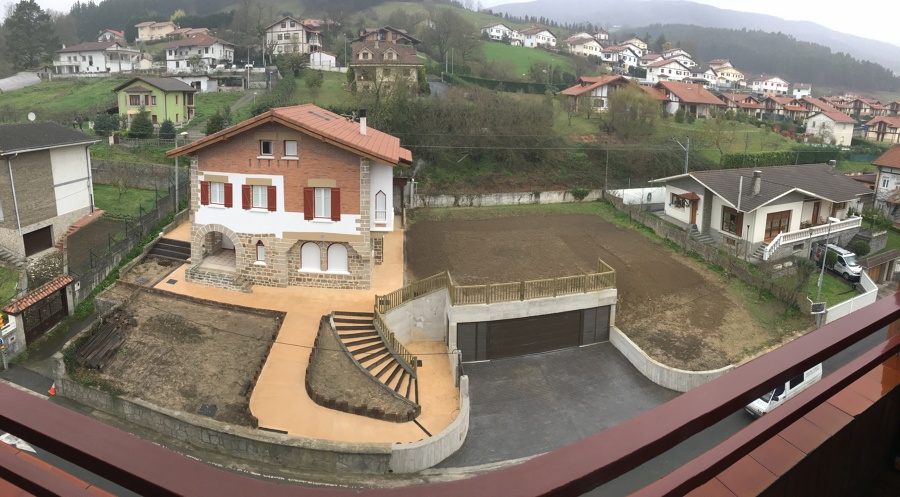 Vista alta de la obra terminada