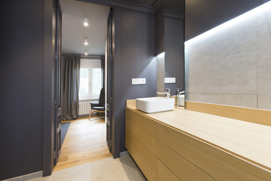 Vista baño - dormitorio