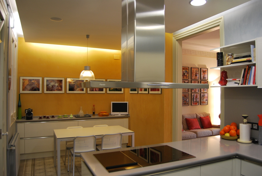 Vista cocina-comedor