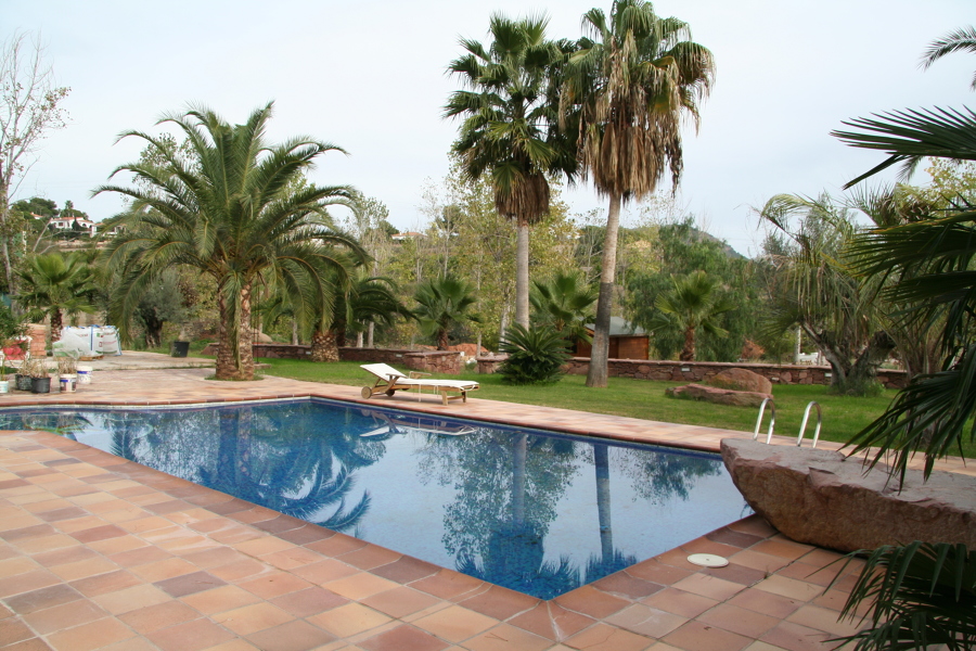 Vista completa piscina