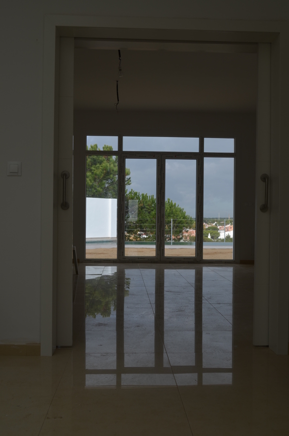 Vista cruzada salón