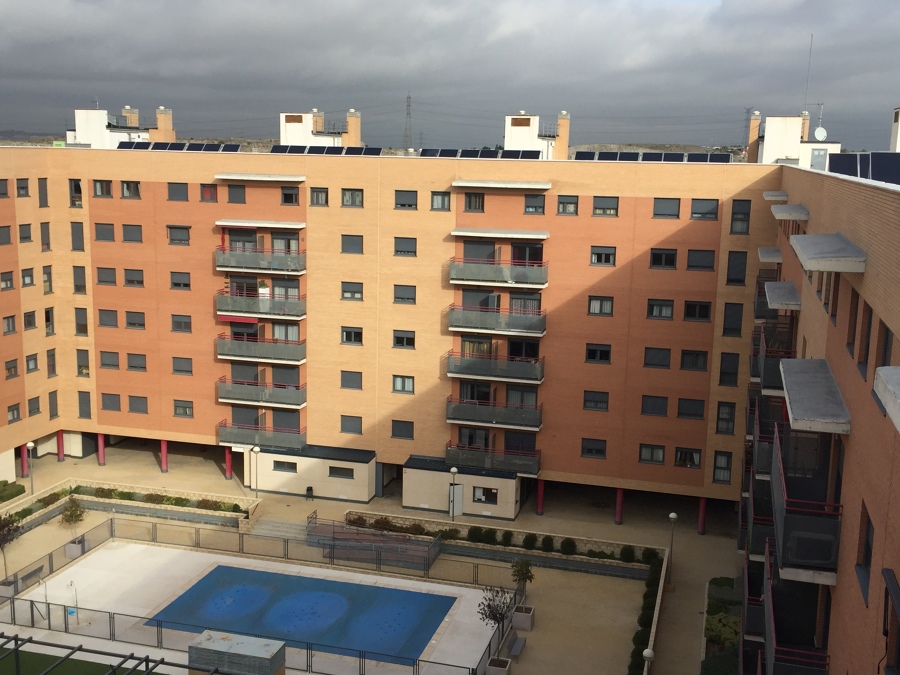 Vista de alzado interior