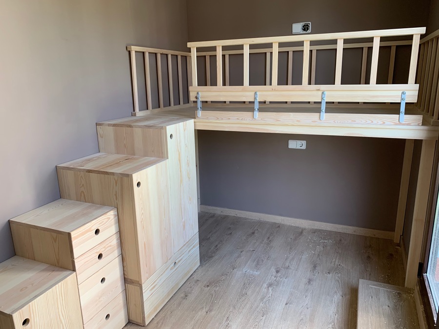 vista de barandilla extraíble