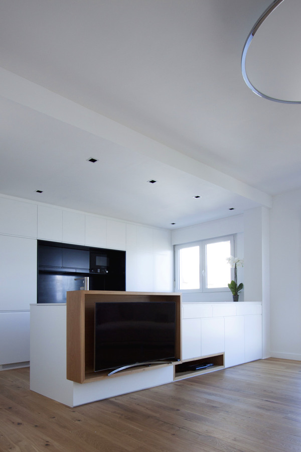 Vista de cocina desde el salón