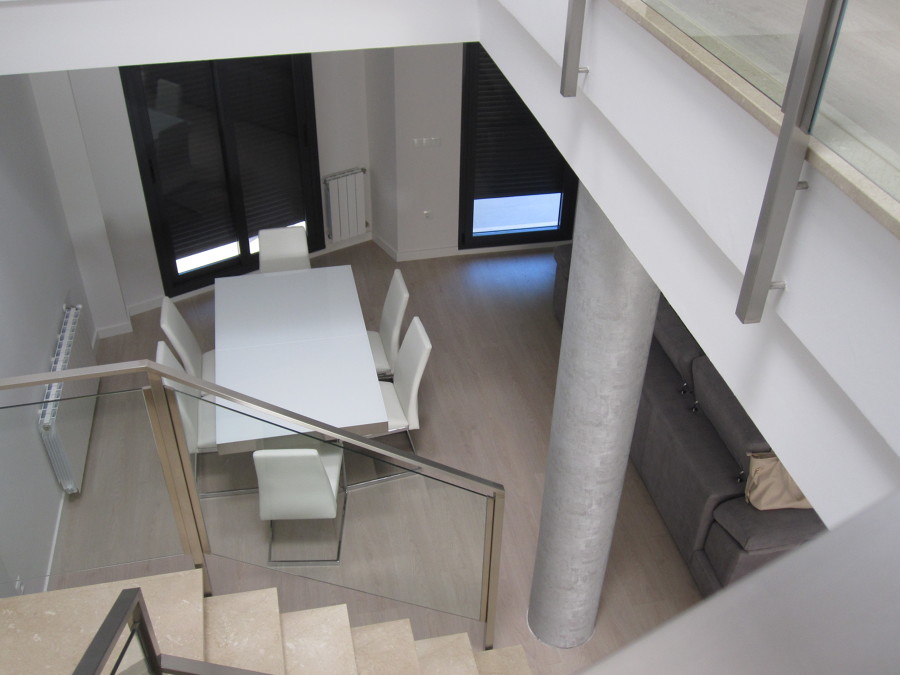 Vista de comedor desde la planta superior