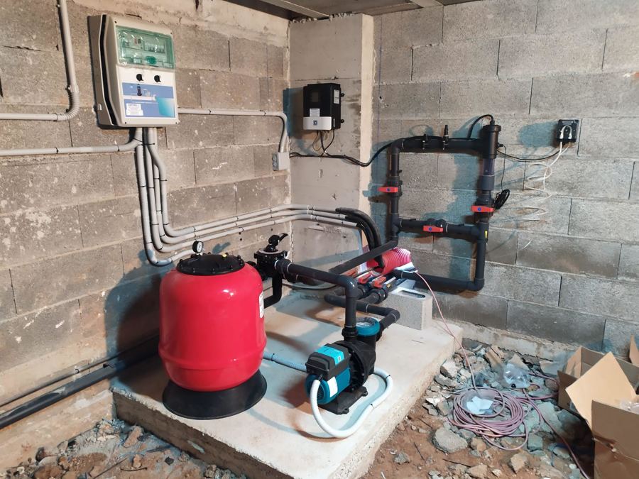 Vista de como queda toda la instalación, ya casi esta terminada