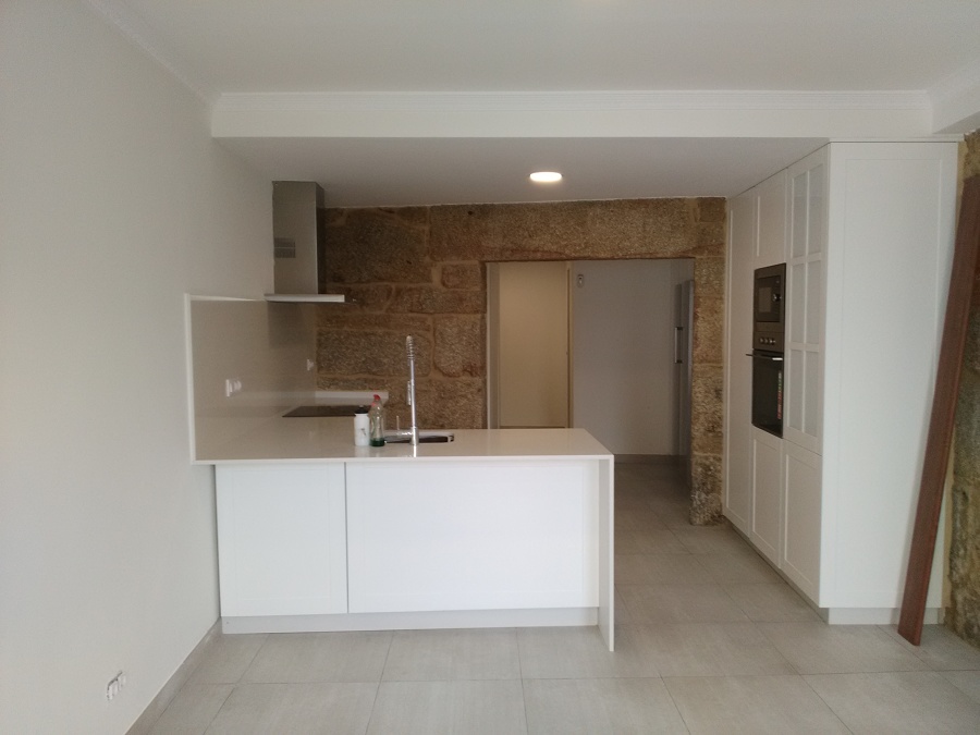Vista de la cocina tras la limpieza