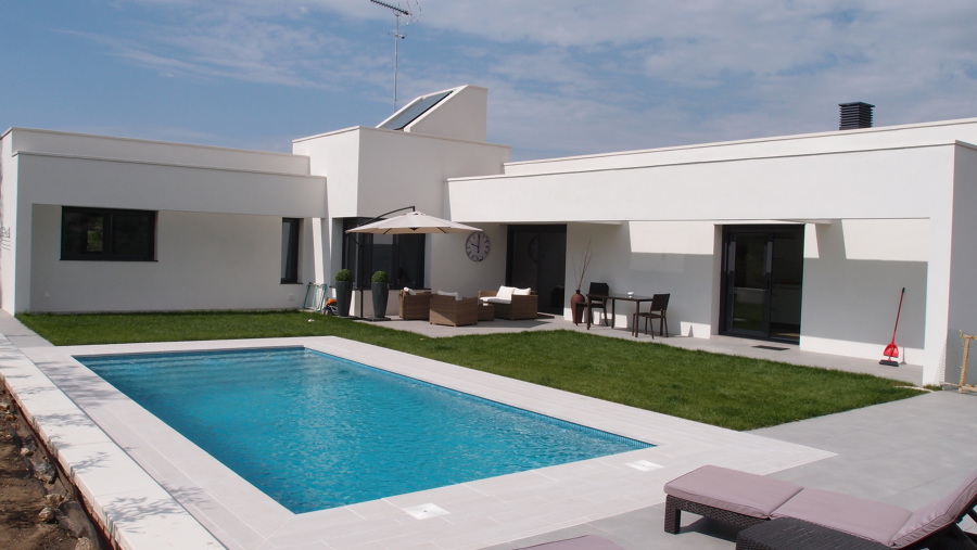 VISTA DE LA PLANTA DE VIVIENDA