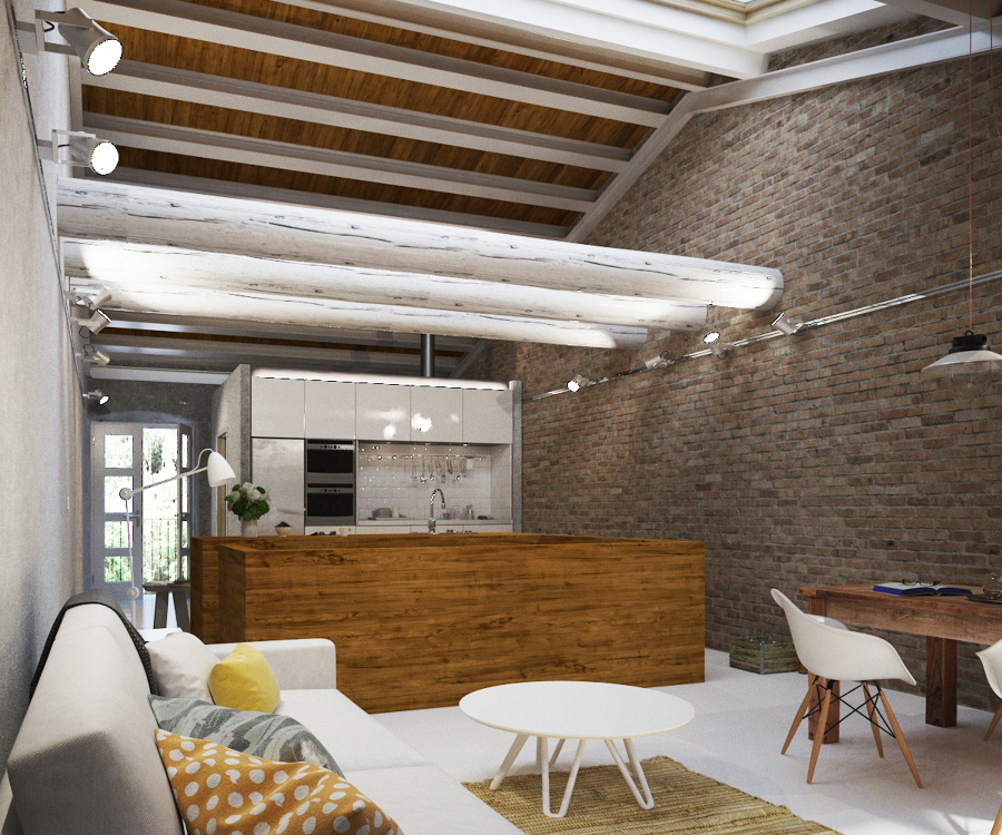 Vista de la sala de estar