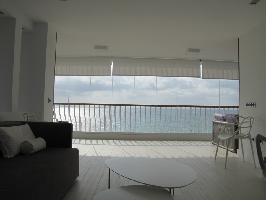 vista de la terraza al mar