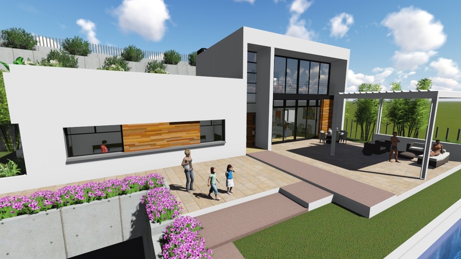 Vista de la vivienda