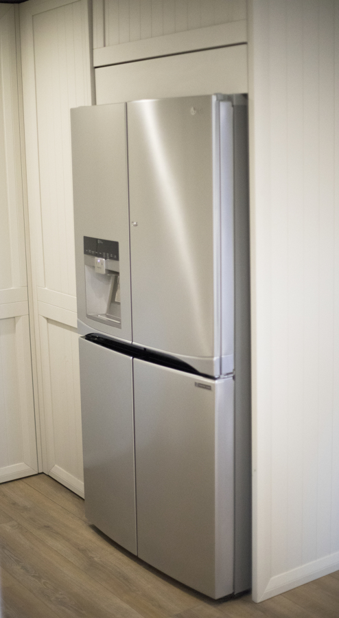 Vista de la zona de columnas-lavadero