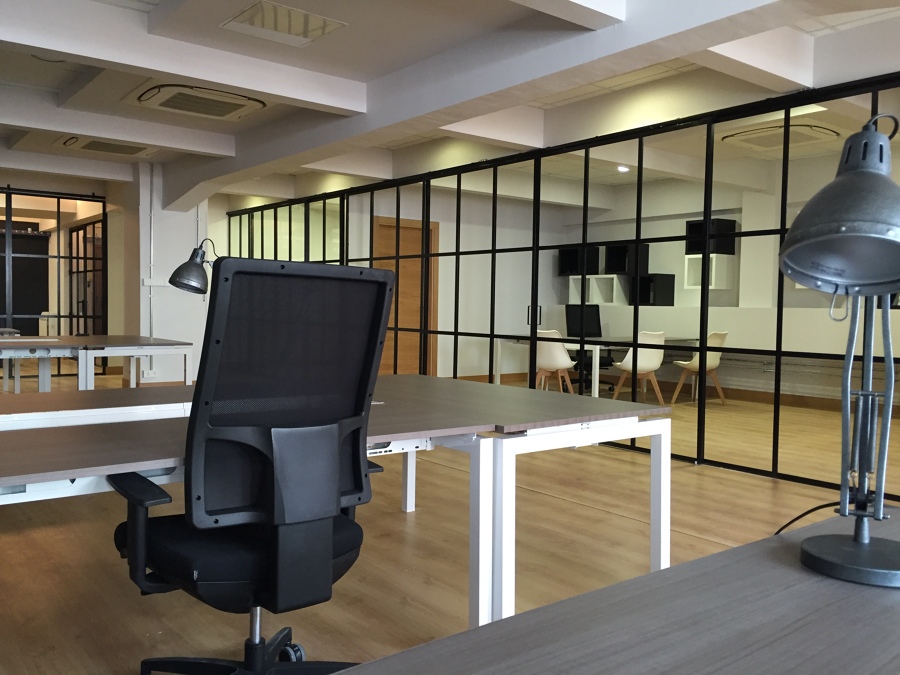 vista de maparas correderas cerradas