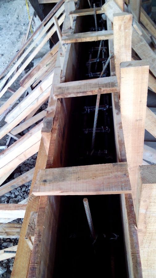 Vista de planta paredes arqueta