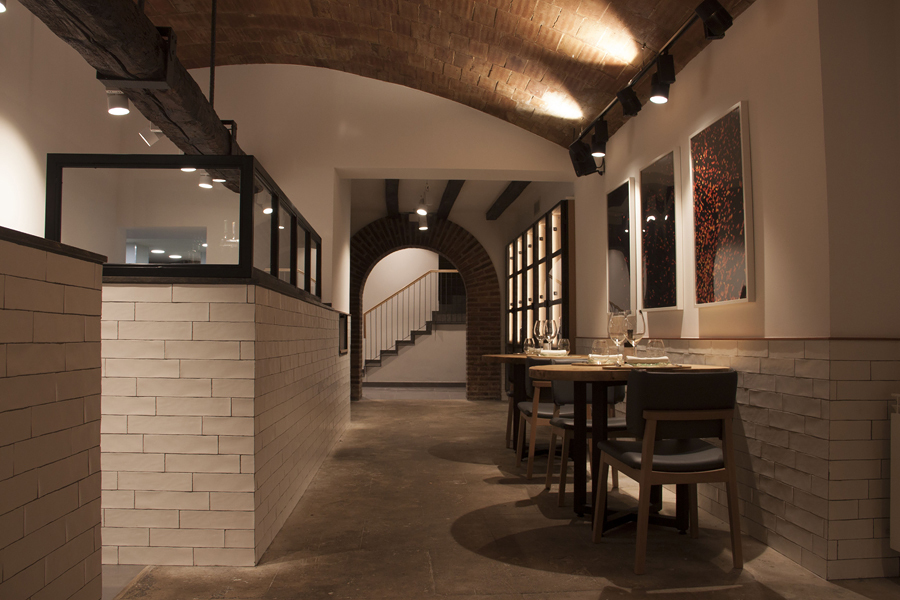 Vista de recepción con showcooking