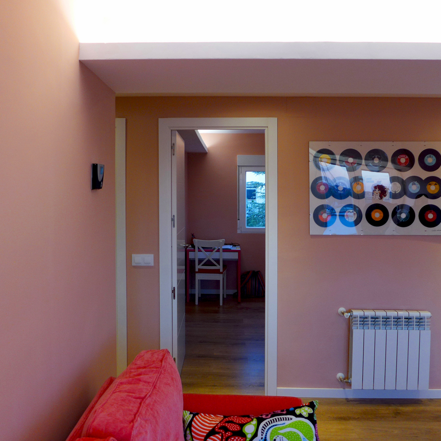 Vista de Salón a Dormotorio