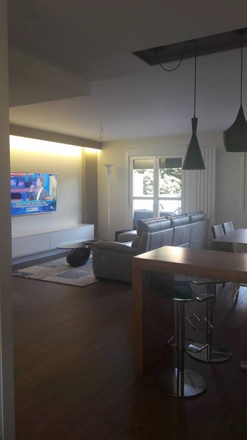 vista de salon desde cocina