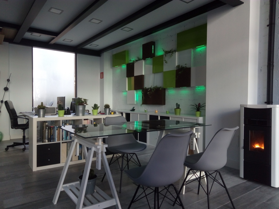 Vista de zona de trabajo