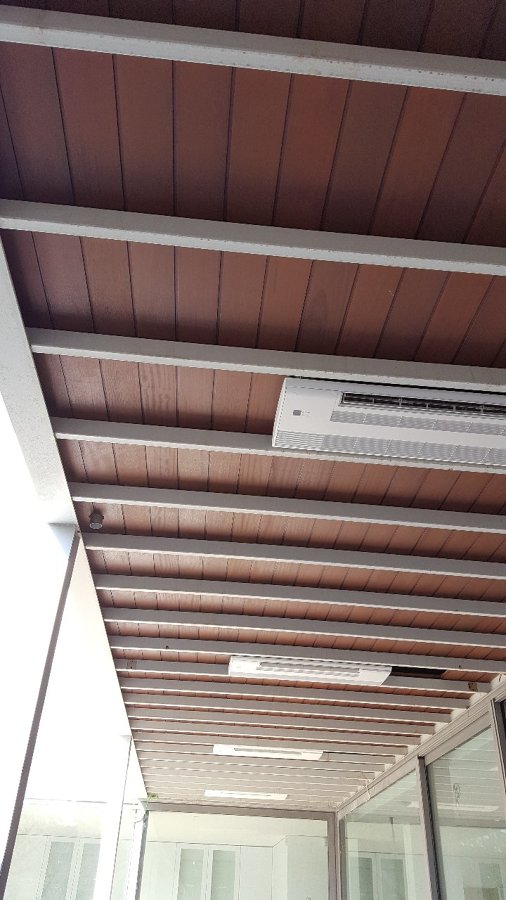 Vista del acabado inferior