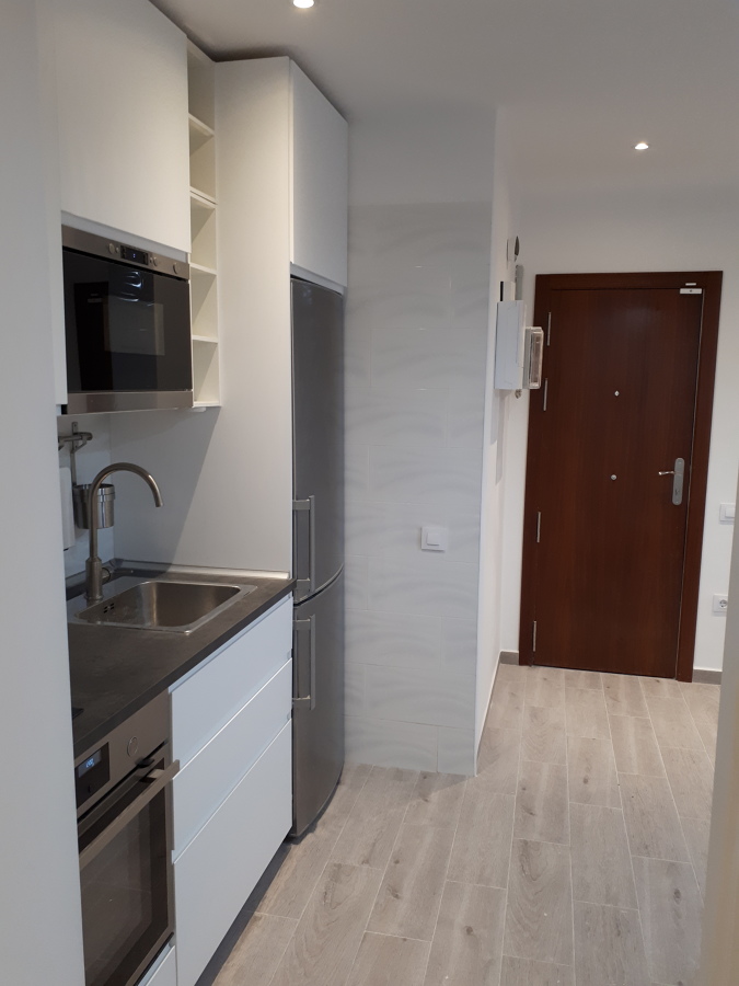 Vista del acceso a la vivienda