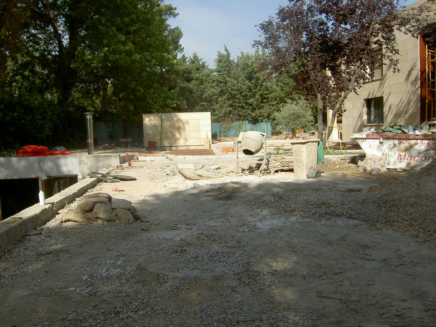 Vista del antes de una de las zonas