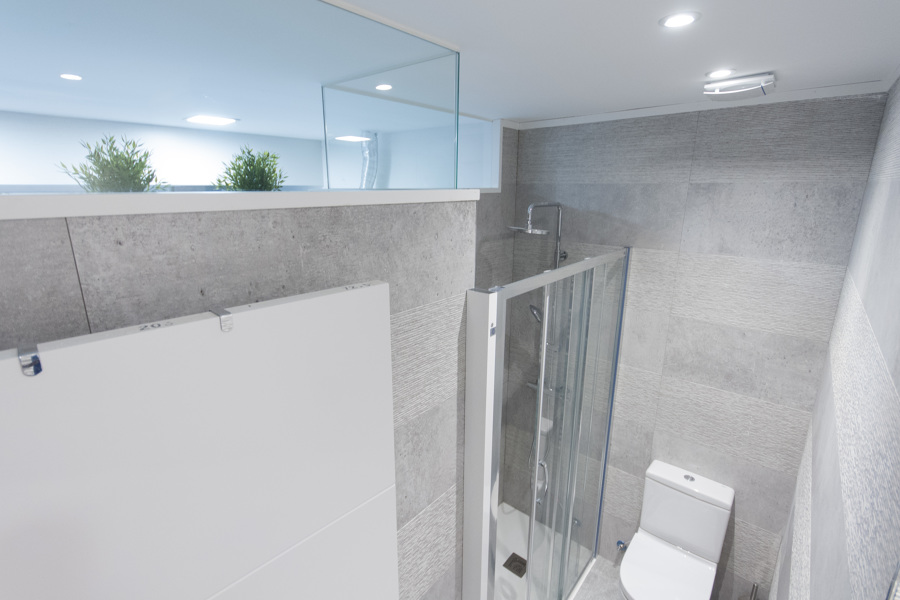 Vista del baño desde arriba