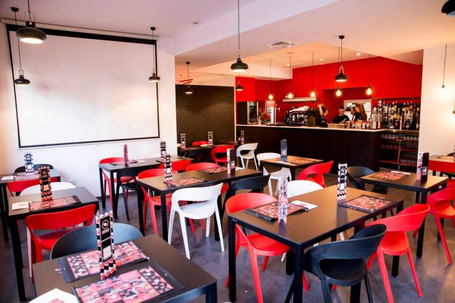 Vista del comedor del restaurante