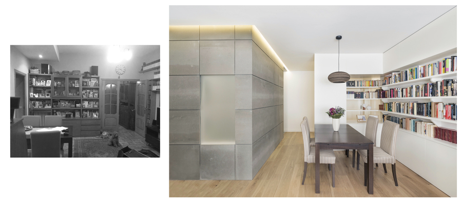 Vista del salón, hacia el Hall