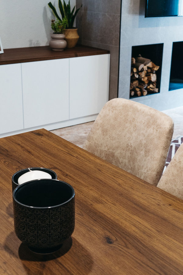 Vista des de la mesa de comedor