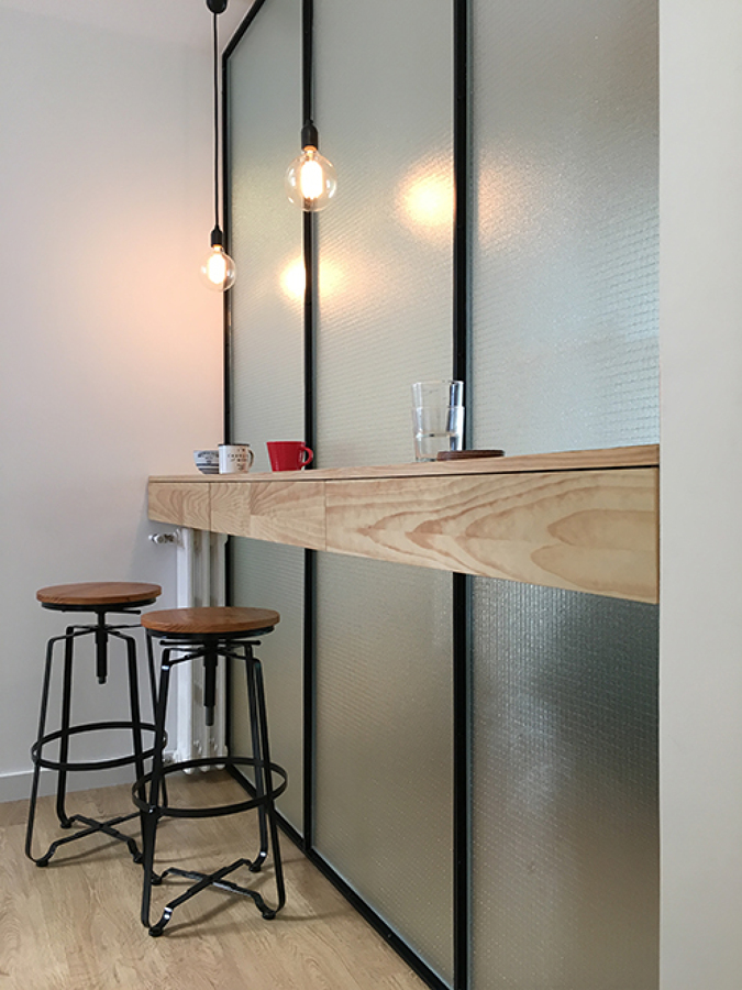 Vista desde el acceso de la cocina