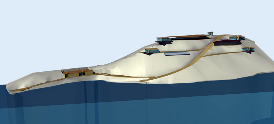 Vista desde el embalse 