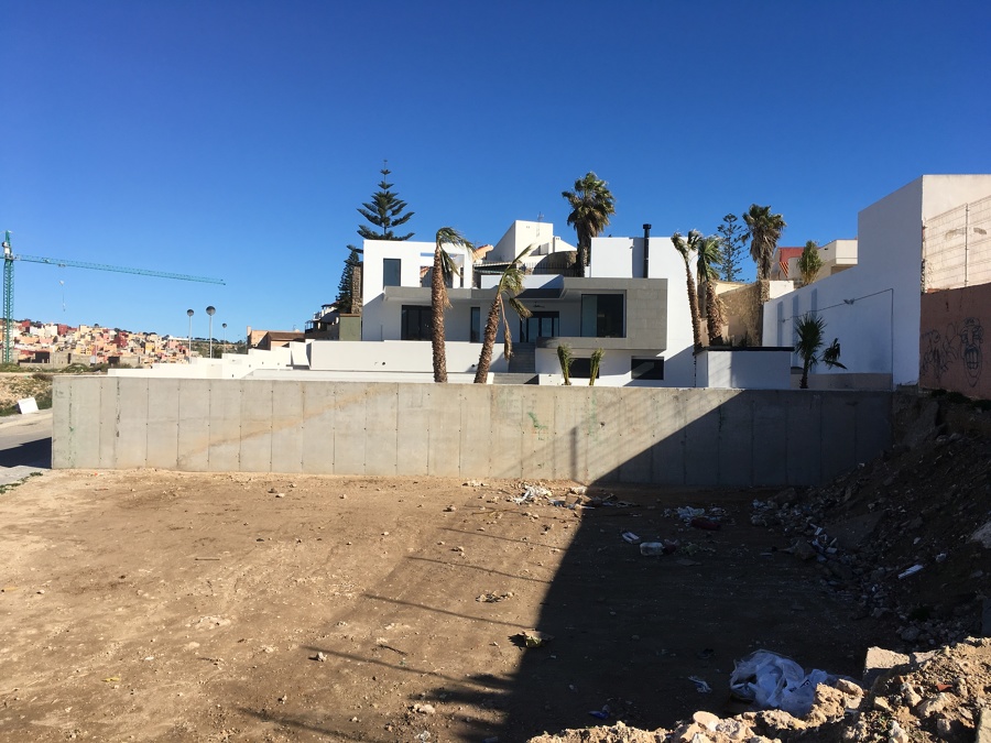 Vista desde el jardín interior