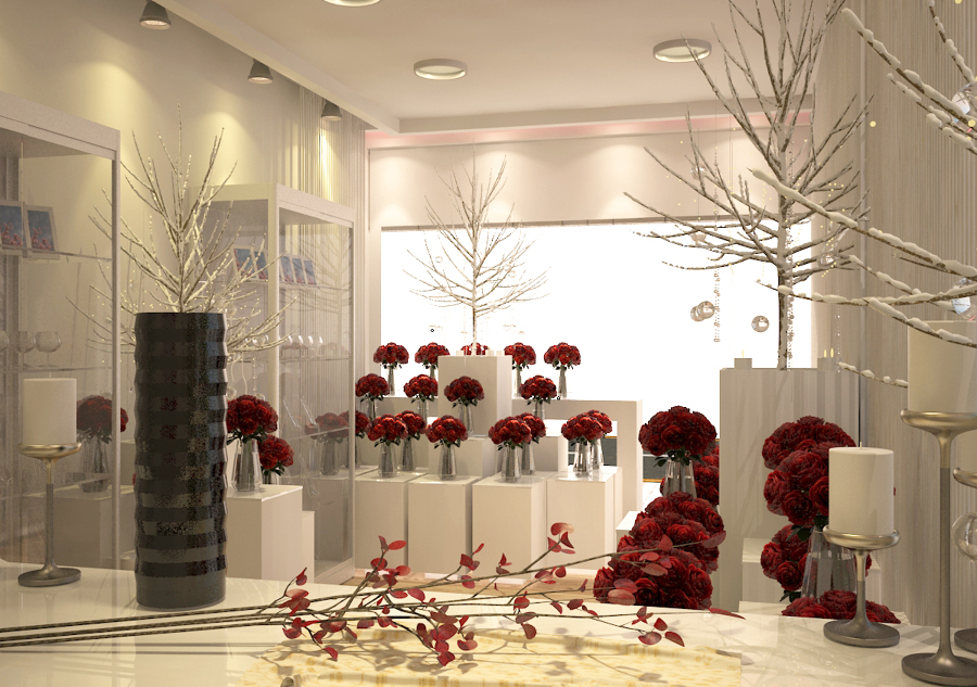 Vista desde el mostrador