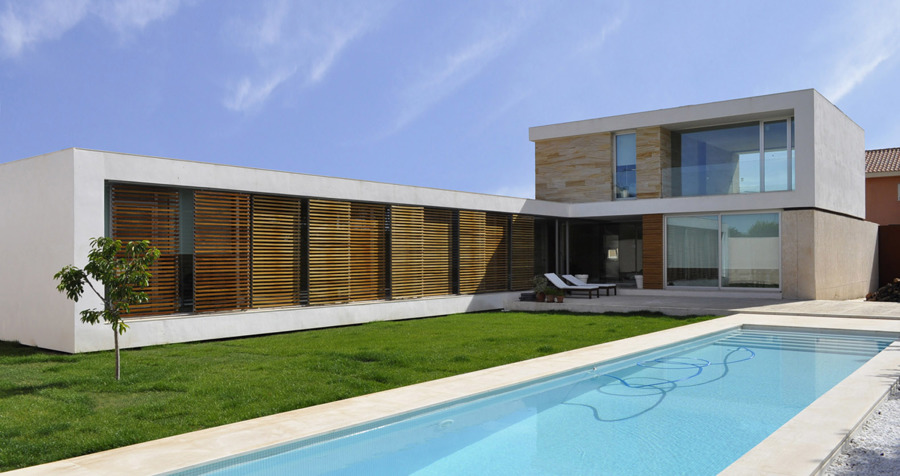 Vista desde la piscina