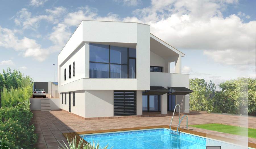 Vista desde la piscina