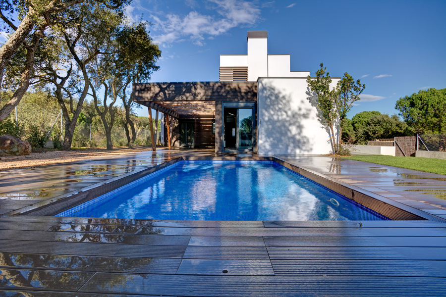 vista desde la piscina