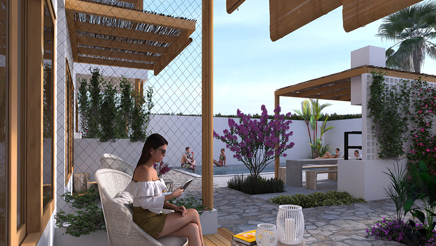 Vista desde terraza privada