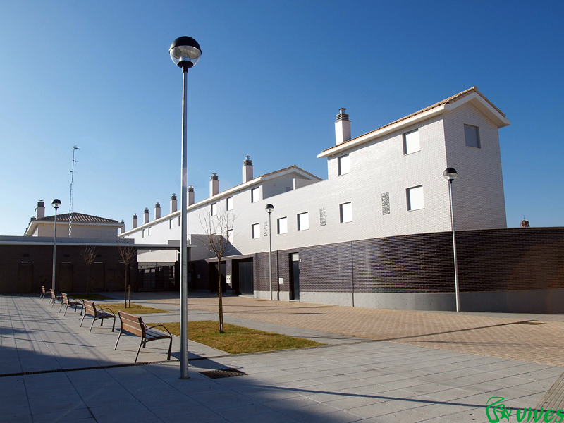 Vista exterior de la promoción en Utebo (Zaragoza)