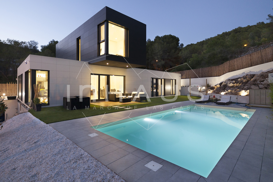 Vista exterior de la vivienda.