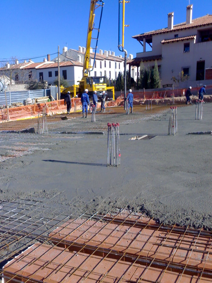 vista forjado hormigonado